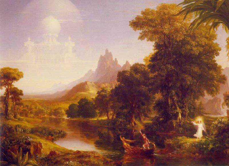 Thomas Cole The Voyage of Life: Youth China oil painting art